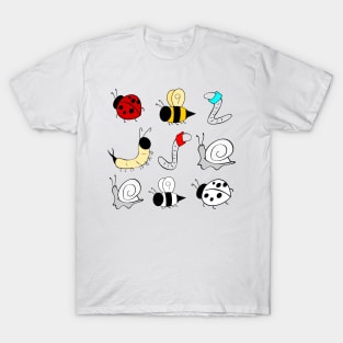 worm and bee T-Shirt